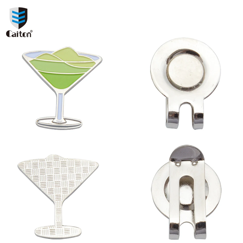 Caiton Golf Ball Marker and Magnetic Hat Clips Golf accessorie Wine glass Cans pipe s Golf gifts