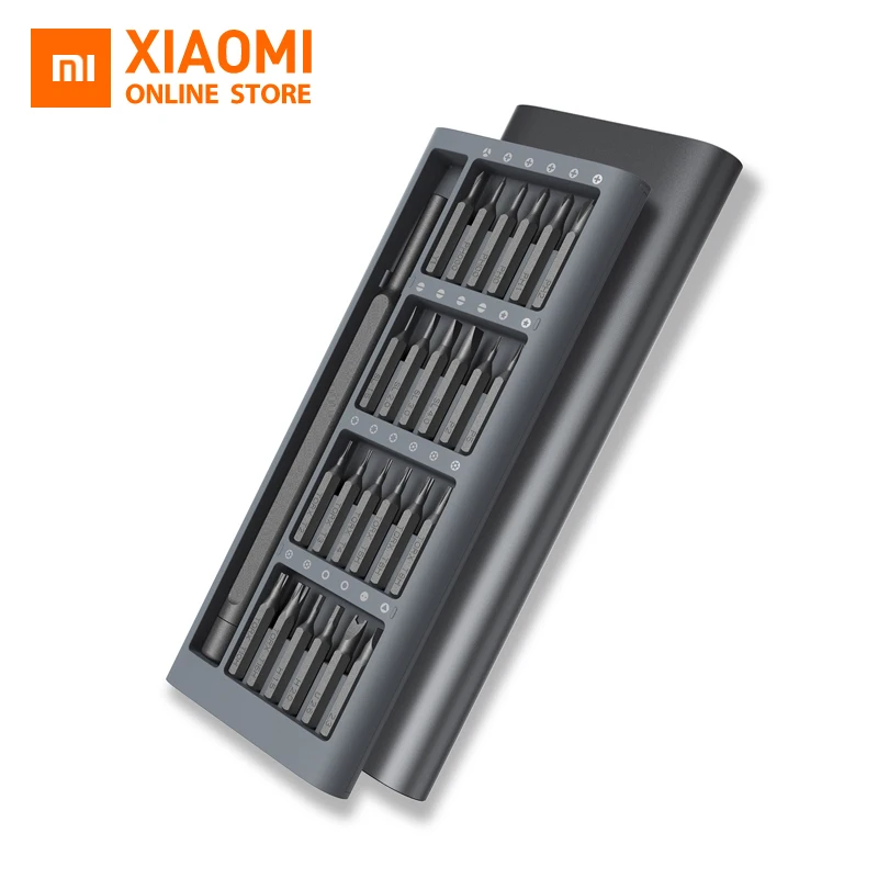 Xiaomi Mijia Wiha Screwdriver Kit Precision Magnetic Bits Alluminum Gray G7Q0