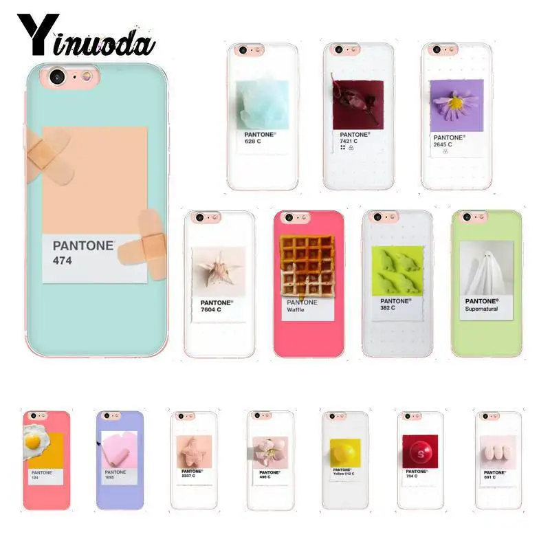 

Yinuoda Pantone candy color wallfe ball flower TPU Soft Phone Case for iPhone 8 7 6 6S Plus X XS MAX 5 5S SE XR 10 Fundas Capa