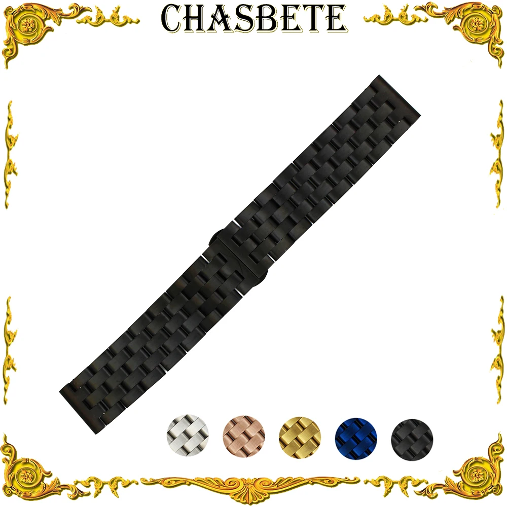 20mm 22mm Stainless Steel Watch Band for Timex Weekender Expedition