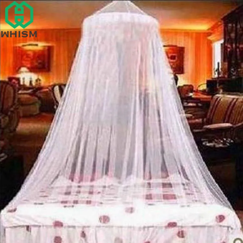 WHISM Polyester Baby Mosquito Net Circular Bed Canopy Netting Mesh