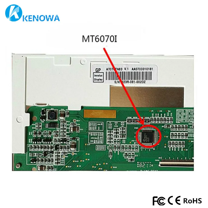 

7 Inch TFT AT070TN83 V.1 800x480 Rgb 40 Pin LCD Screen Panel Module