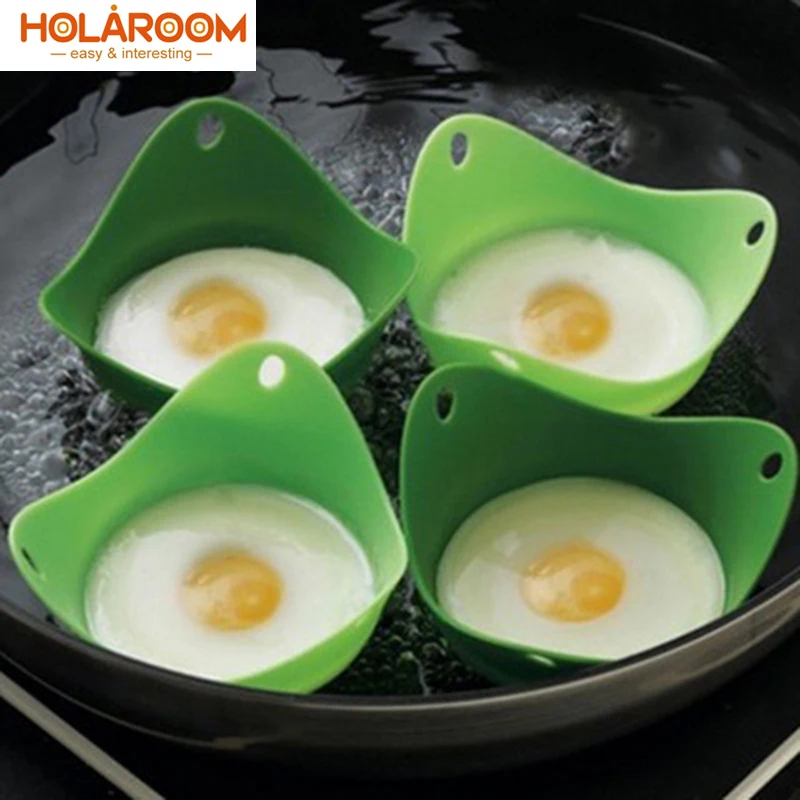 

High quality Silicone Egg Poacher Cook Poach Pods Kitchen Tool Baking Cookware Poached Cup