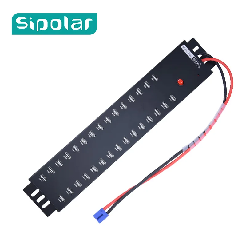 Sipolar 5v 2 1a 30 Port Usb 2 0 Hub 30 Port Charging Station For