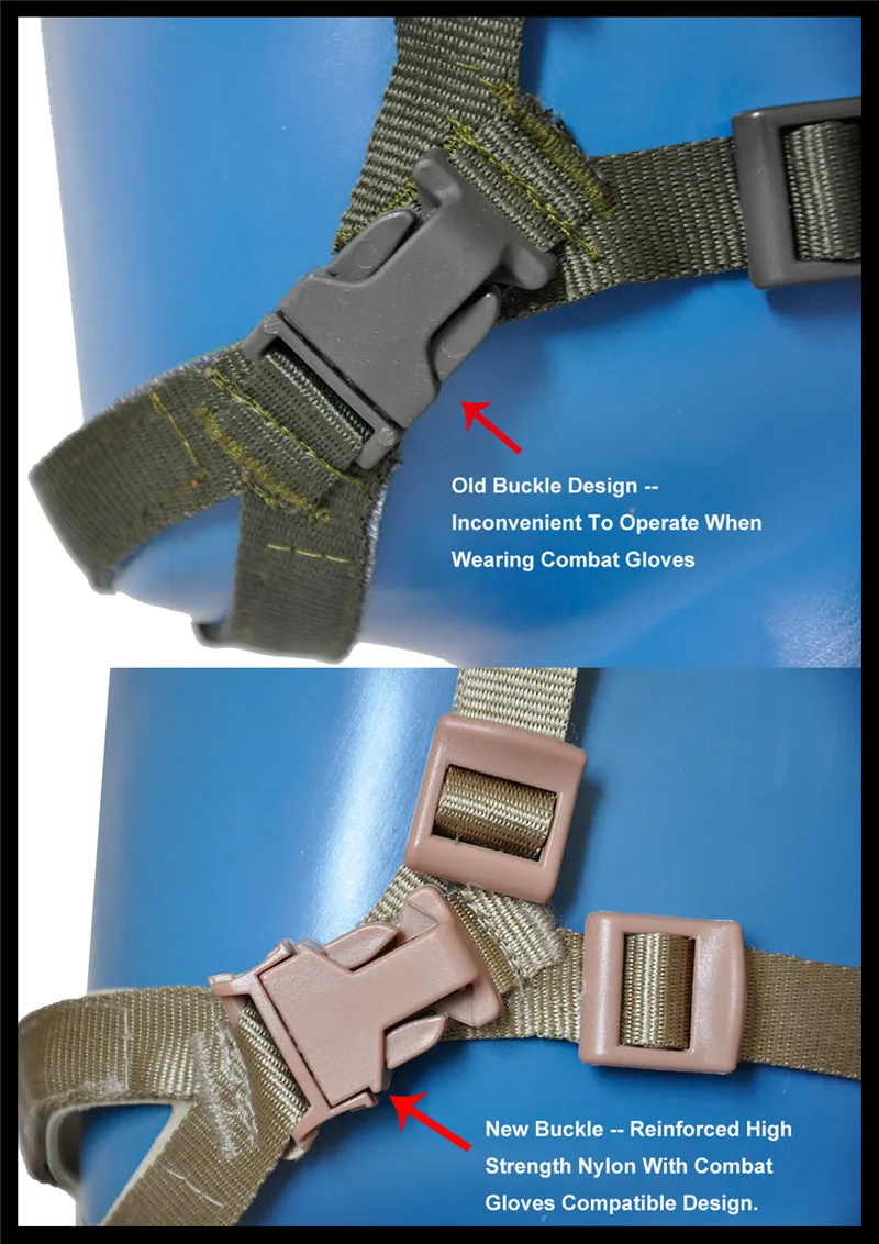 DE Buckle Comparison