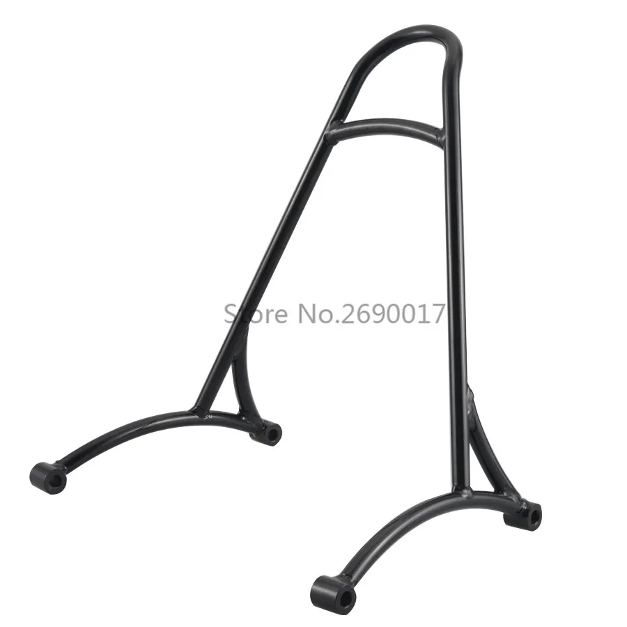 Черный Кронштейн спинки Sissy Bar для моделей Harley Sportster XL 883 1200 48 Iron модели по току в