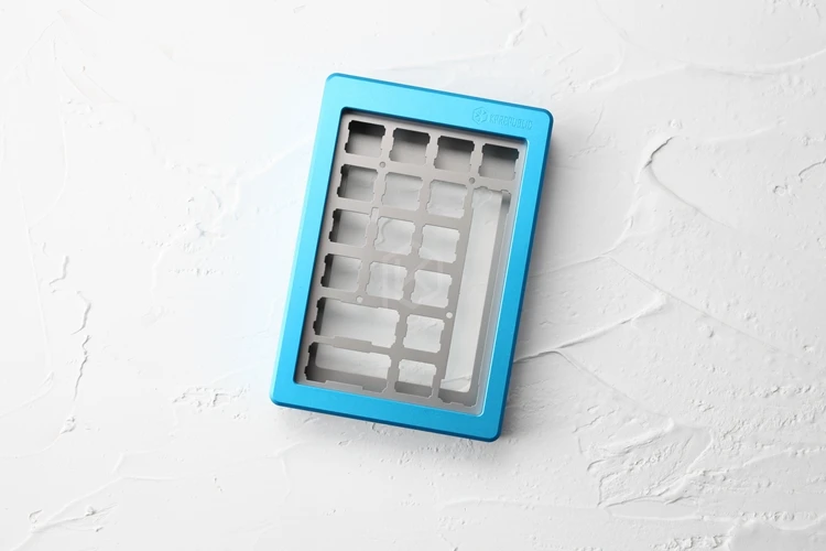  Anodized Aluminium case for cospad xd24 custom keyboard acrylic panels diffuser can support Rotary 