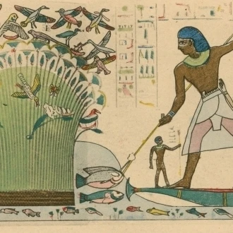 Ancient Egypt  Bird Hunting Poster Print by Science Source (36 x 24)