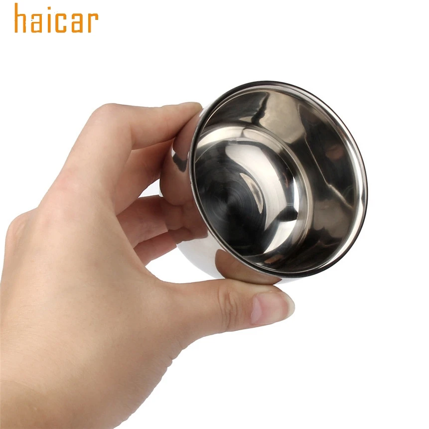 HAICAR Love beauty Женская Мужская Высококачественная серебряная чаша из нержавеющей стали для бритья Прямая поставка 70918