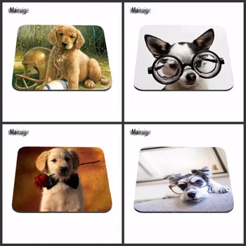 

Mairuige Cheap Fashion Customized funny Glasses Dog Mouse Pad Gaming Gear Anti-Slip Durable Rubber Mousepad for PC Optical Mouse