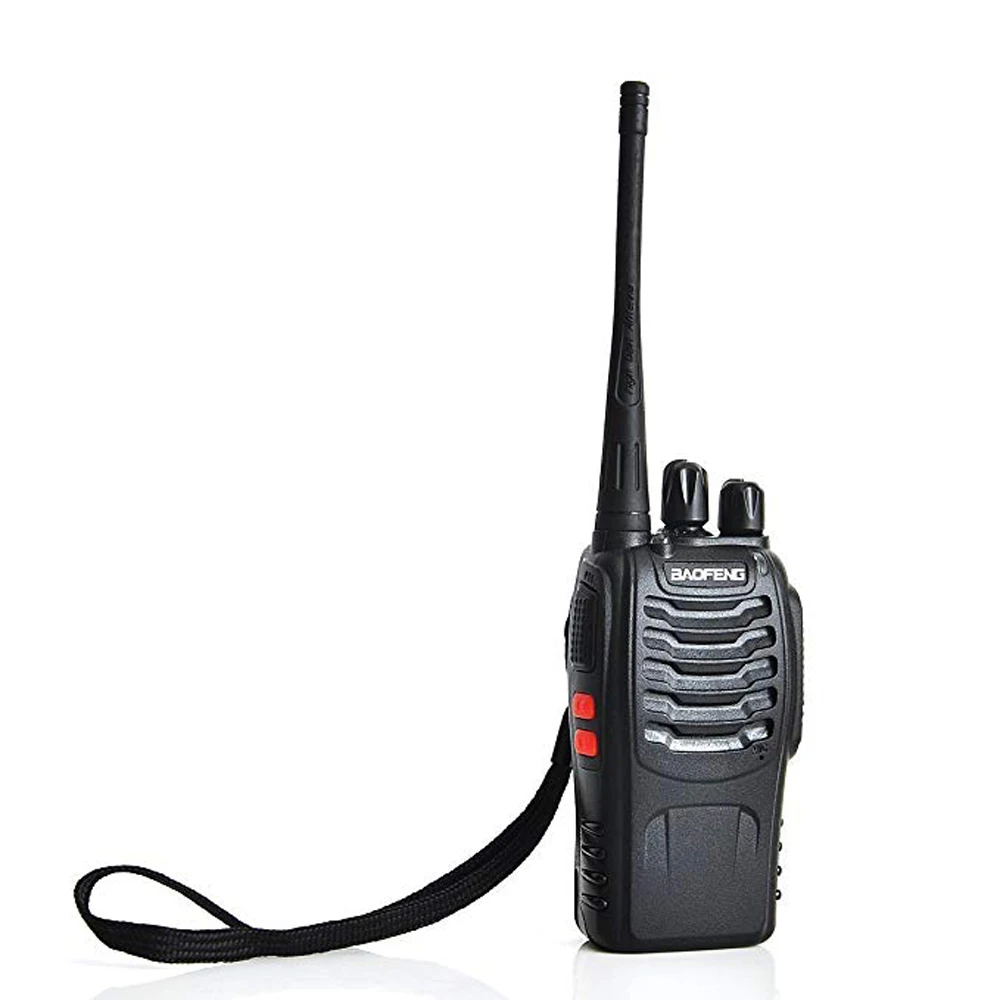 2 шт Baofeng BF-888S портативная рация 16CH bf 888s двухстороннее радио UHF 400-470MHz 2 шт охотничий трансивер с наушником - Цвет: 2pcs radio