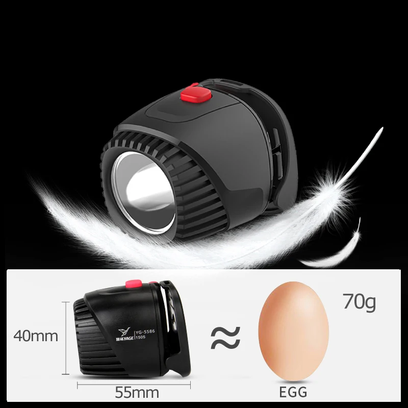 YAGE налобный фонарь перезаряжаемый светодиодный на лоб фонарик Lintern Mini Touch Fishing