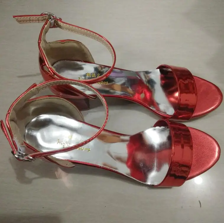 Сандалии-гладиаторы золотого, Серебряного и розового цветов; Летние офисные туфли на высоком каблуке; женские туфли-лодочки с ремешком и пряжкой; повседневная женская обувь; большие размеры 33-43