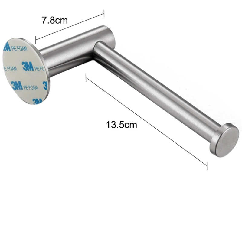 

Stainless steel paper towel holder free punching nail-free roll holder strong adhesive seamless toilet paper holder
