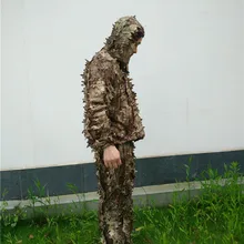 Продукт пустыня камуфляж Питон боа Змея шаблон быстро сухой Охота Одежда 3D ghillie костюм подходит для лета и осени