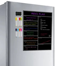 Магнитная доска с 8 ручкой еженедельная Планерная доска для холодильника еженедельная доска календарь с пятнистой технологией