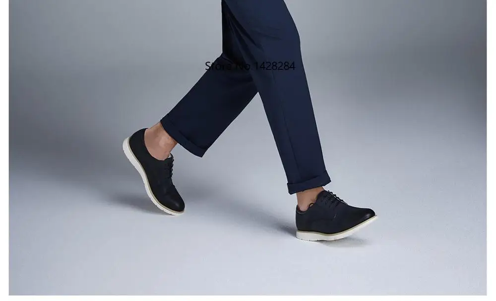  Xiaomi youpin DS lightweight scrub leather shoe Slow shock resistance Cowhide fashion Dress Shoes B