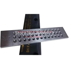 Размер отверстия 2,20-0,26 мм Вольфрам-карбидная рабочая доска ювелирные изделия инструменты в Китае 36 отверстий в форме Луны Drawplates