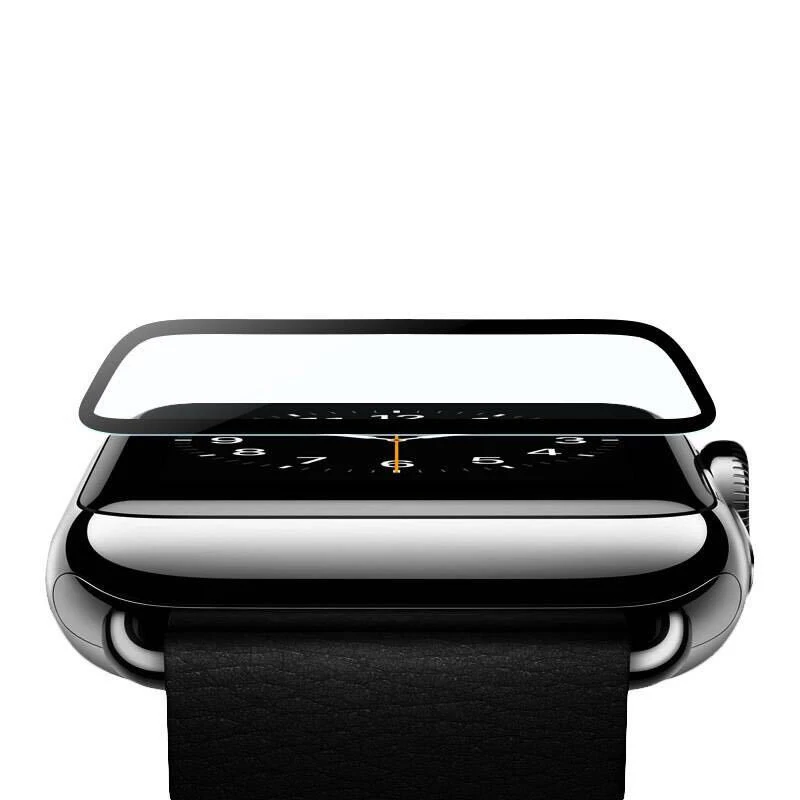 2.5D Закаленное стекло пленка для Apple Watch полосы 38 мм 42 мм серии 3 2 1 9H защитный чехол для экрана