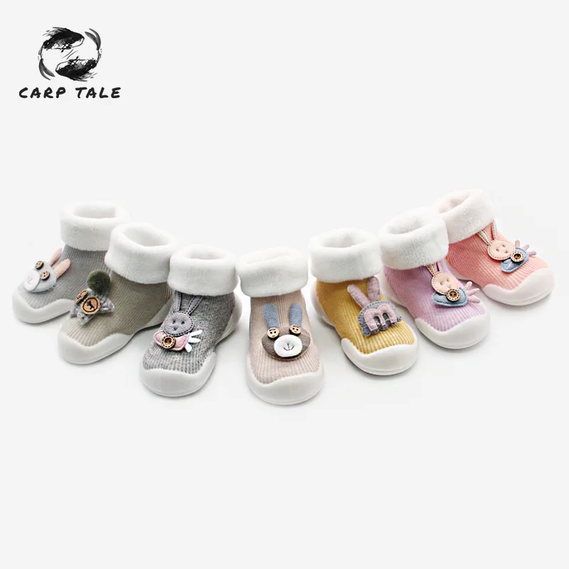 

1pcs/set 2019 The New Cute Rabbit Pattern Newborn Spring Infant Socks Anti Slip Baby Boy Socks with Rubber Soles Baby Girl Socks