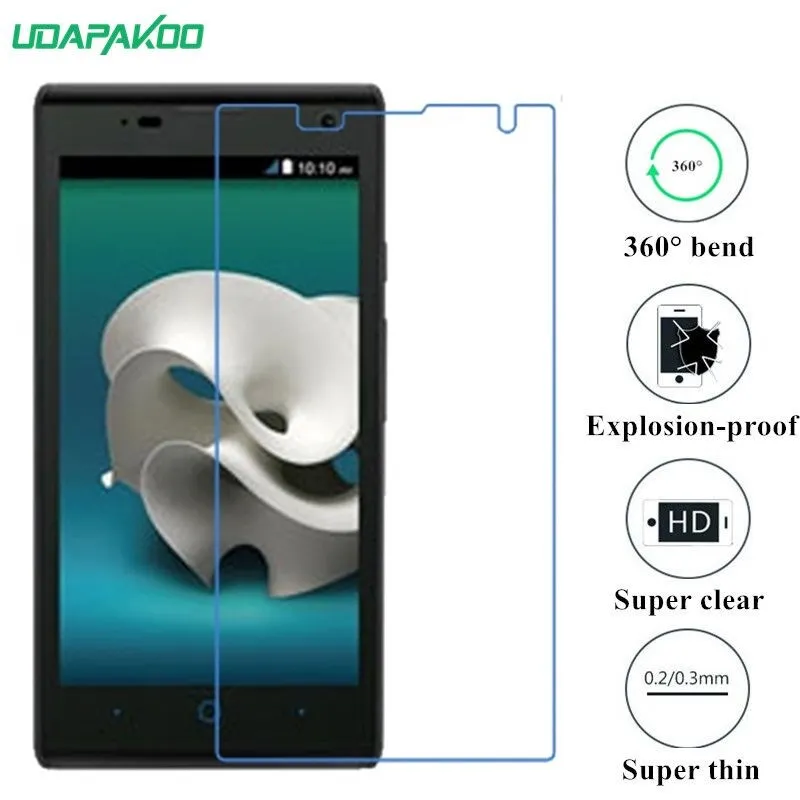 Udapakoo прозрачная закаленная (мягкое стекло) пленка для ZTE V830W Blade G Lux Nano