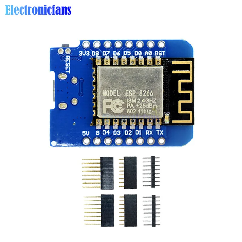 ESP8266 ESP 12 CH340G CH340 V2 USB WeMos D1 Mini WIFI макетная плата NodeMCU IOT 3 В с контактами|development board|esp8266