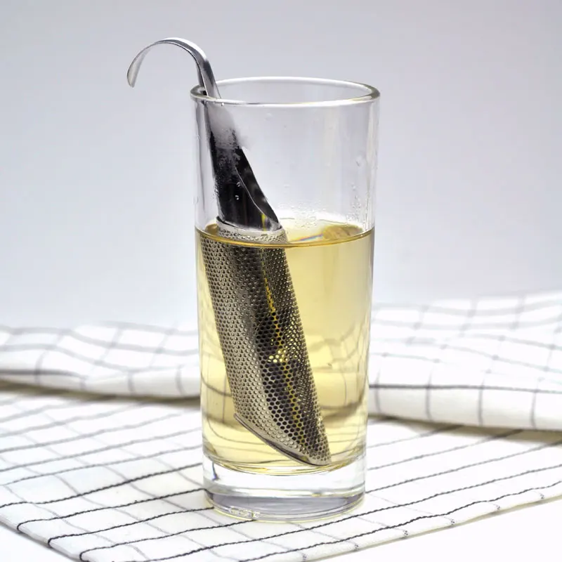 Stainless Steel Tea Infuser Pipe Design Touch Feel Good Holder Tool Spoon Infuser Filter Tea Strainer tea infuser