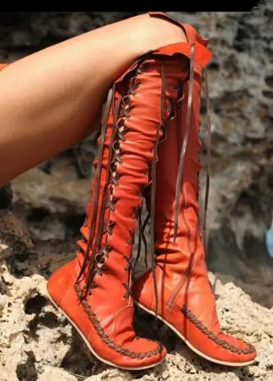 pull up over the knee boots