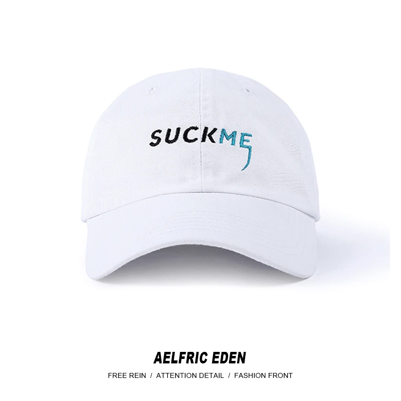 

Aelfric Eden White Hat Letter Embroidery 2018 Summer Fashion Active Baseball Caps Men Women Couple Hip Hop Hats Snapback UP07