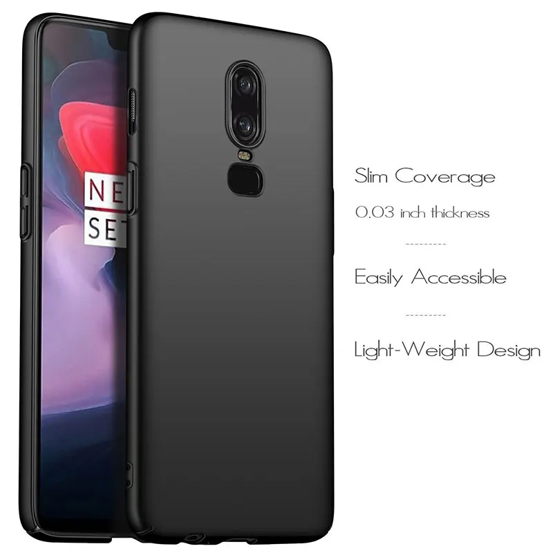 Portefeuille For OnePlus 6 Case Slim Hard PC 360 Full Protection Back Cover For One plus 6 Oneplus6 2018 Coque Phone Accessories (2)