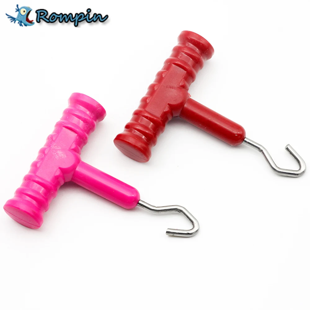 

Rompin 2pcs/lot FISHING Knot Rig Puller Knot Tester Tightener Carp Terminal Tackle for Hair Rig Method Feeder Sets Tool Tackle