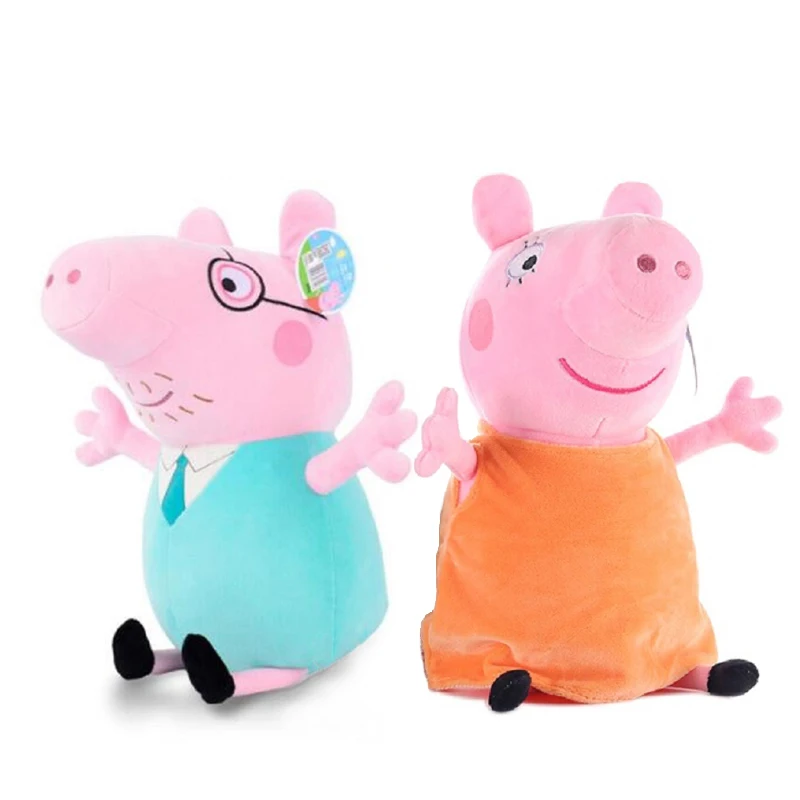 

Peppa Pig George Pepa Pig Family Plush Toys Peppa Pig Bag Stuffed Doll Party Dolls For Children Gifts