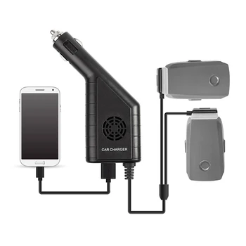 

3 in 1 Charging Hub Car Charger Adapter for DJI Mavic 2 Pro / Zoom Drone Battery + Remote Control/ Bundle1 2-in-1 Bundle2 3-in-1