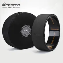 Напечатанное TPE колесо для йоги с мешком для йоги, противоскользящее заднее изгиб для йоги, круг для растягивания, вспомогательное оборудование для дома, круг для пилатеса