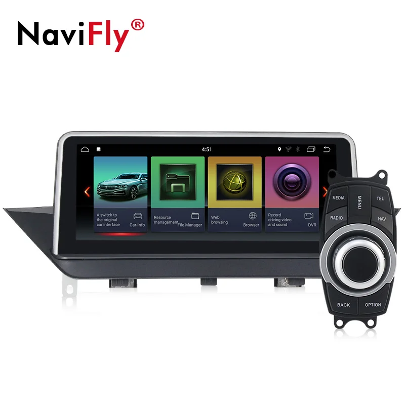 Top NaviFly IPS ID7 2G+32G Android 7.1 car radio multimedia player for BMW X1 E84 2009-2015 support wifi Bluetooth RDS 3