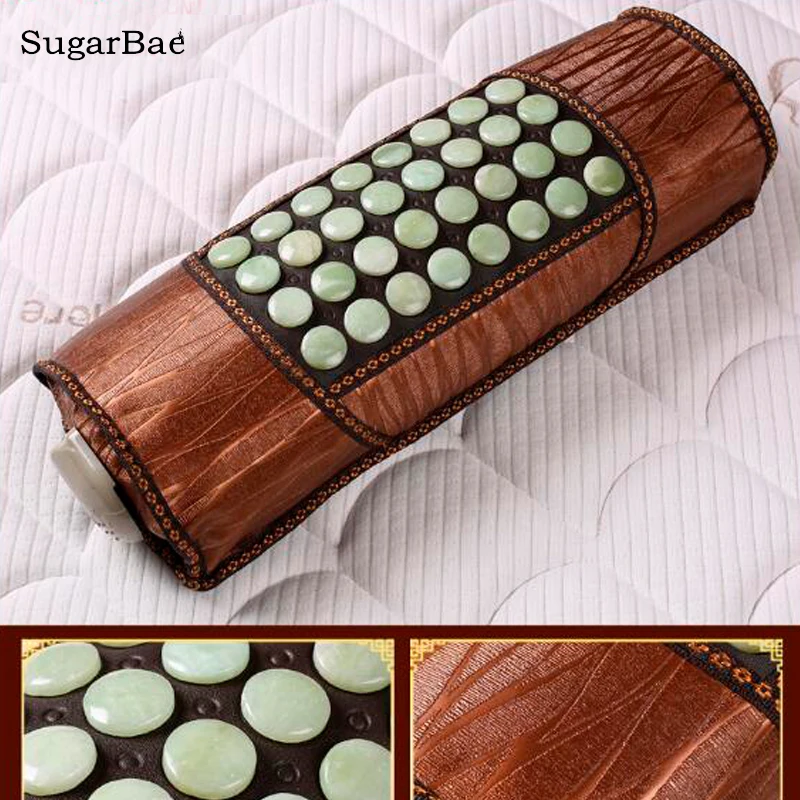 Health Care Jade Germanium Stone Neck Massage Pillow Infrared