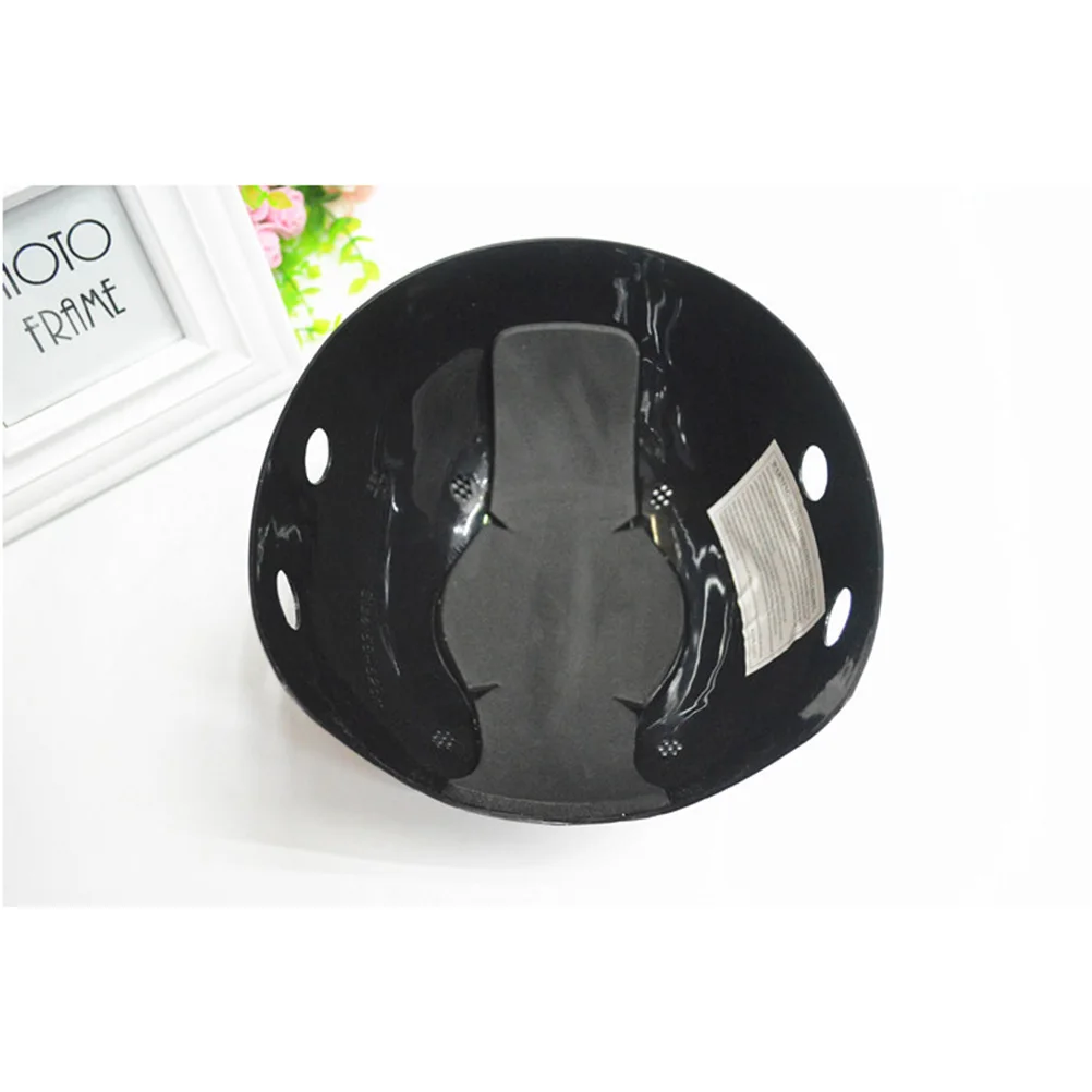 Открытый безопасности 4 отверстия защитный шлем вставка для Бейсбол Кепки s (черный)