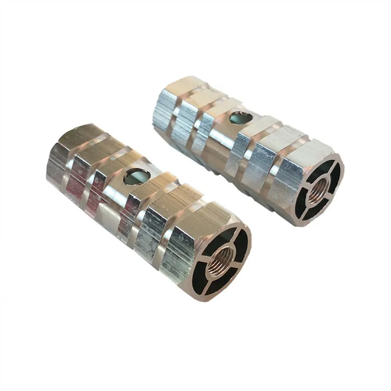 2PCS/LOT Cycling Aluminum Alloy Pegs bike rear foot peg Bicycle Six Axle Components Parts