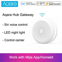 Xiao mi jia Aqara концентратор mi Gateway с RGB светодиодный ночной Светильник Smart work с для Apple Homekit International Edition