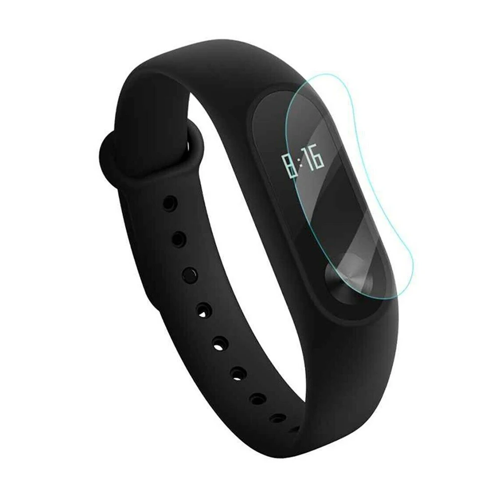 1/2/3/4/5 шт Экран протектор для Xiaomi mi band 2 и устойчивая к царапинам закаленное гидравлический пленка для mi band 2 Smart аксессуары для часов