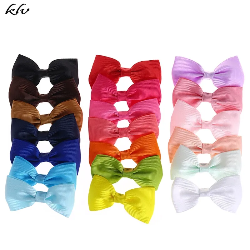 

20pcs Hair Bows Band Boutique Alligator Clip Grosgrain Ribbon for Girl Kids Hair Accessories Bowknot