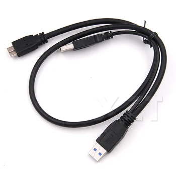 

40pcs/lot USB 3.0 data Cable USB3.0 HDD Data Cable A Male to Micro B Extension Cord USB Extension Cord for PC Laptop