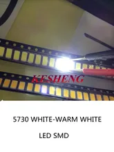 5000 PCS/5630 LED 5730 SMD Leds 40-60LM Lâmpada emissor de luz-LEVOU Chip Diodos branco quente/whtie para ILUMINAÇÃO LED 3200 k/6500 k 150ma