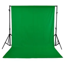 1.6X3m/5 x 10FT Photography Studio Green Screen Chroma Key Background Backdrop for Studio Photo Lighting Non Woven 2colors