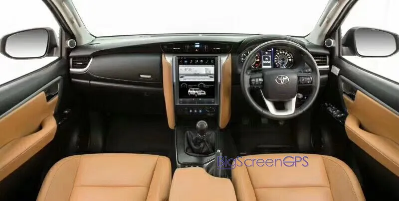 Perfect Vertical screen IPS PX6 4+64GB Android 8.1 Car DVD player For toyota fortuner 2016+ radio Multimedia stereo unit buit-in Carplay 3