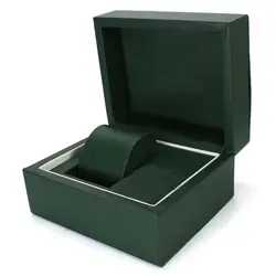 Изумрудный PU кожа смотреть Box роскошные часы поле Дисплей браслет Браслеты ювелирные изделия Подарочная коробка для хранения стойки