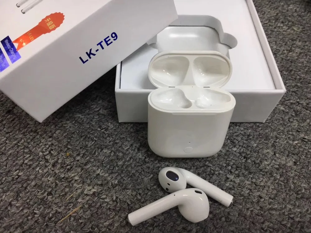 

W1 Chip Bluetooth Earphone LK-TE9 Wireless Bluetooth5.0 Headset Sport in Ear Earpod Two-way Call for IPhone Xiaomi Phone