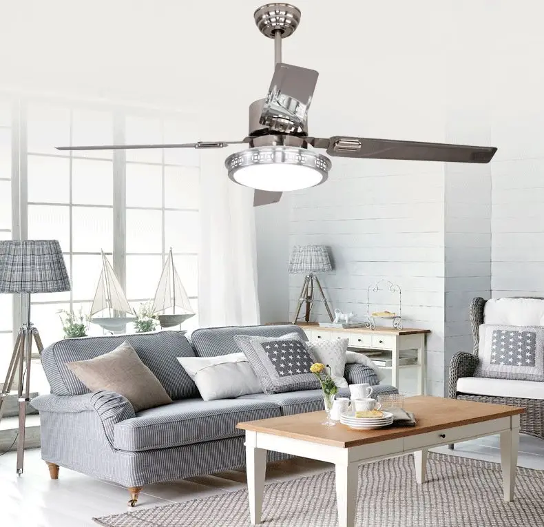 48inch Remote Control Ceiling Fan Lights Led Bedroom Ceiling Lamp