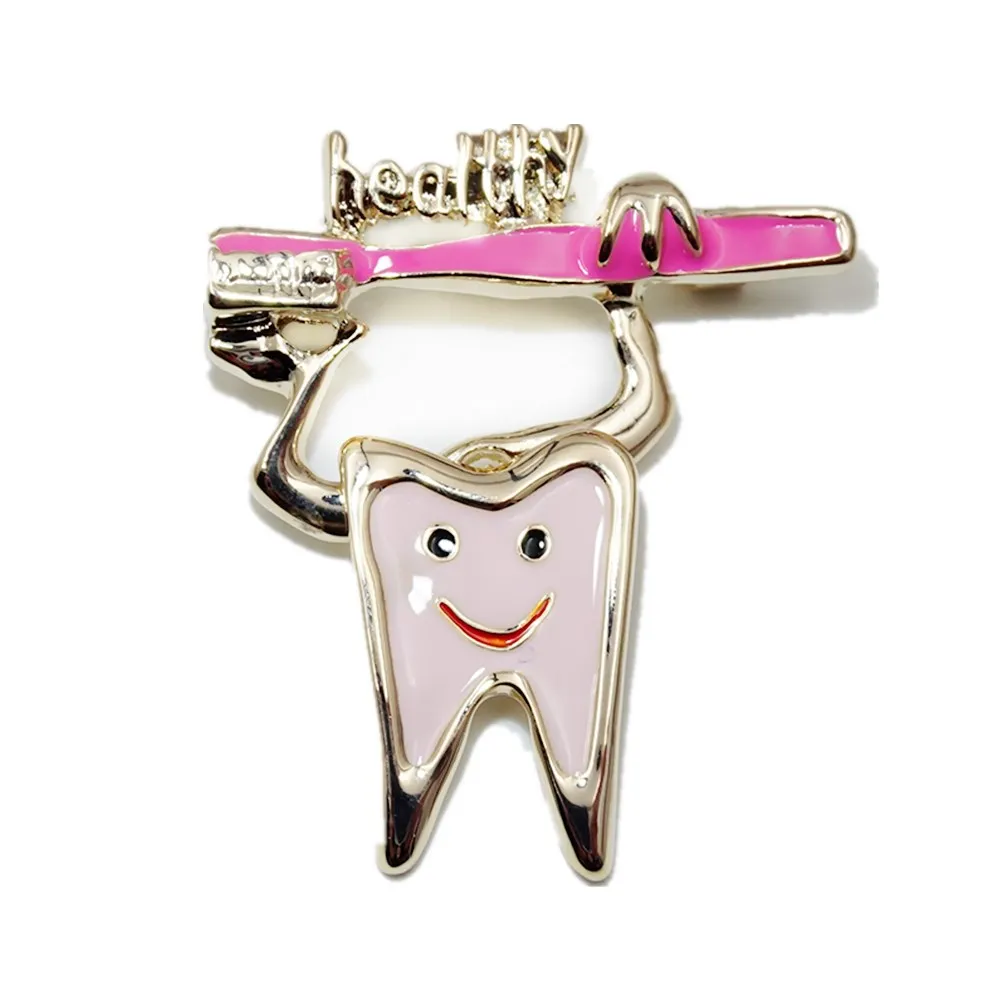 Tooth pin. значки pin зуб. декоративные наклейки на зубы.