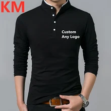 KM напечатанный любой шаблон мужской осенний свитер с v-образным вырезом пуловер теплый вязаный свитер на пуговицах Блузка Топы однотонный мужской свитер куртка